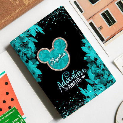 Adventure Awaits - Personalized Mouse Passport Holder