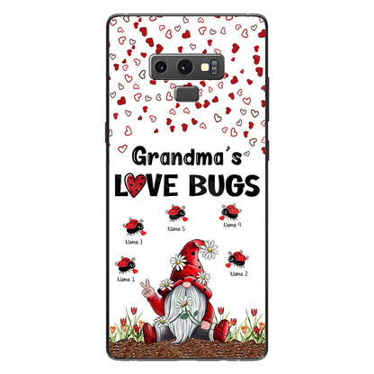 Grandma's Love Bugs - Personalized Grandma Phone Case