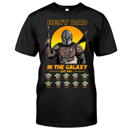 Best Dad In The Galaxy - Personalized Father's Day T-shirt and Hoodie