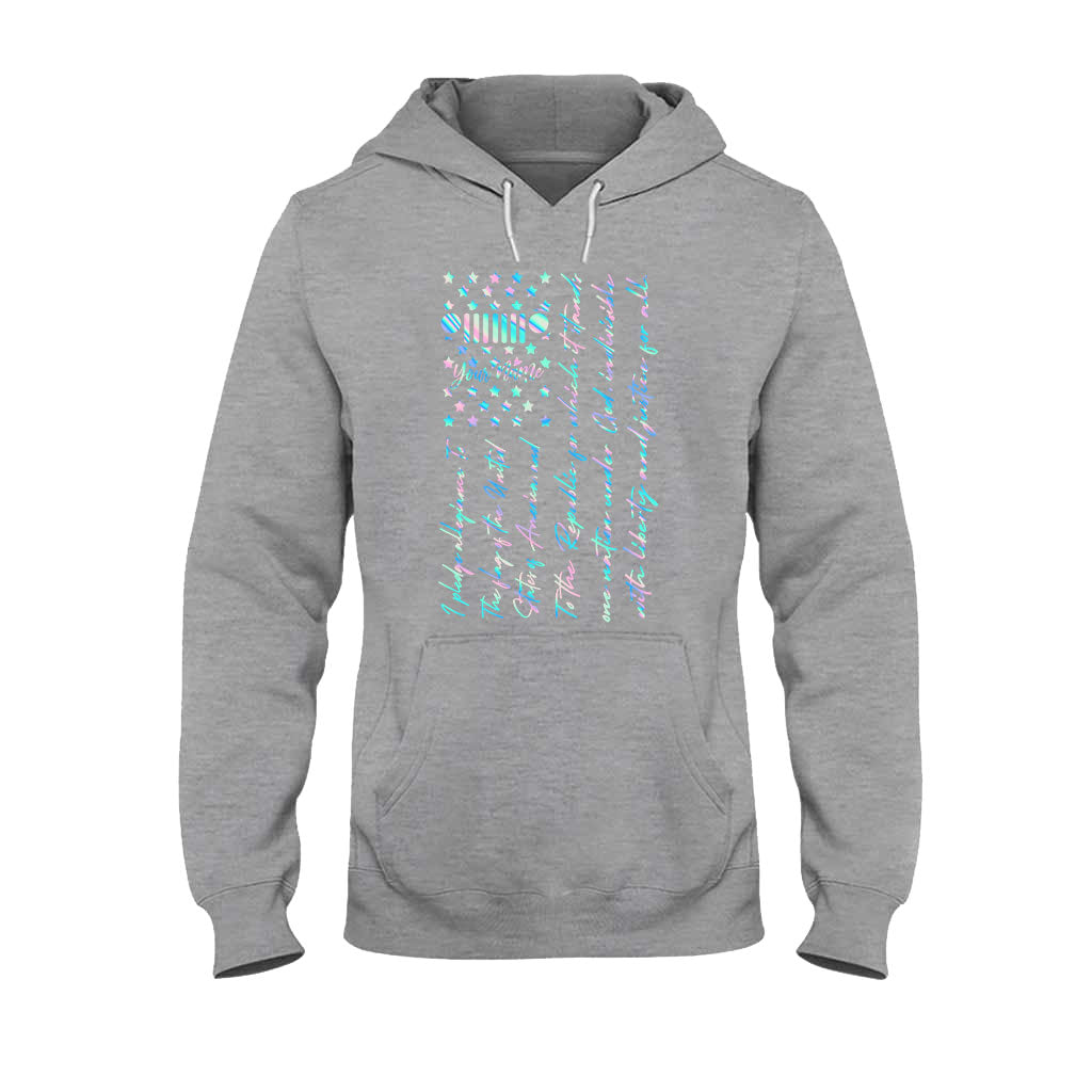 Jp Lovers Pledge Of Allegiance - Personalized Independence Day Car T-shirt and Hoodie