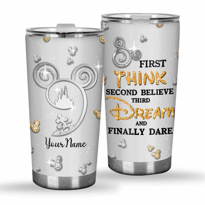 First Think - Personalized Mouse Tumbler