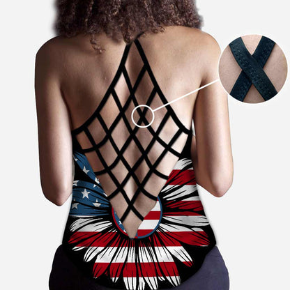 All American Nightmares - Independence Day Cross Tank Top