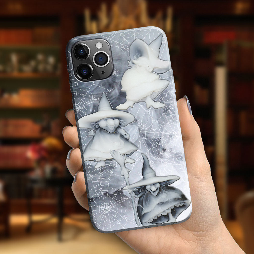 Three Little Witches - Phone Case With 3D Pattern Print