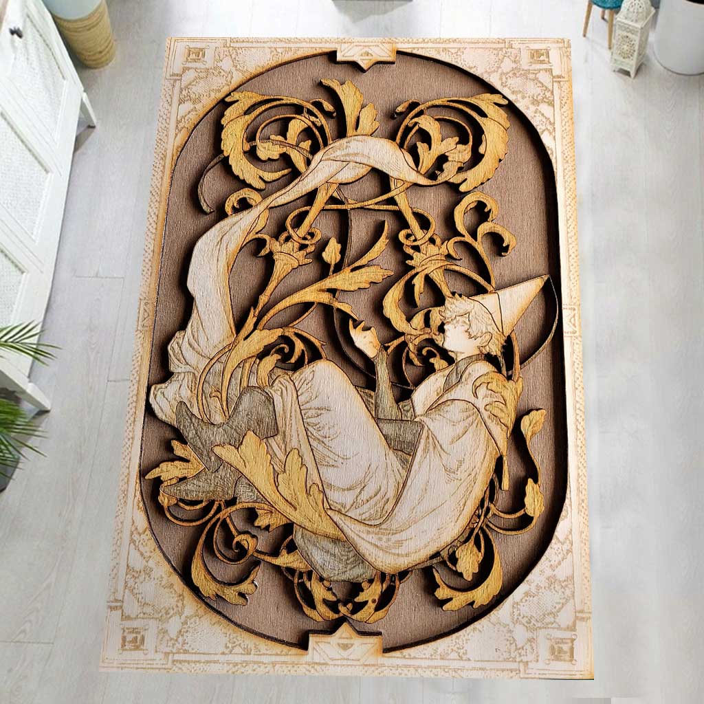 Witch Hat - Rug With 3D Pattern Print