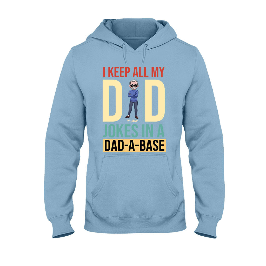 I Keep All My Dad Jokes - Personalized Father's Day T-shirt and Hoodie