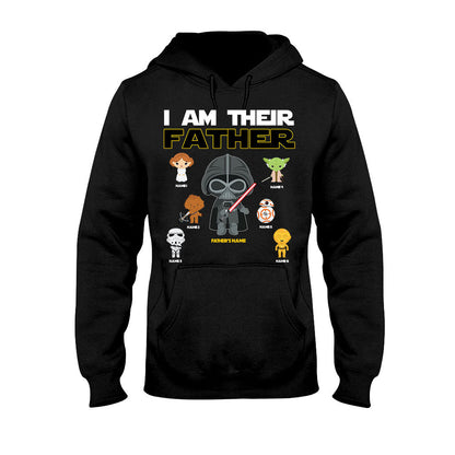 I Am Their Father Grandfather - Personalized Father's Day The Force T-shirt and Hoodie