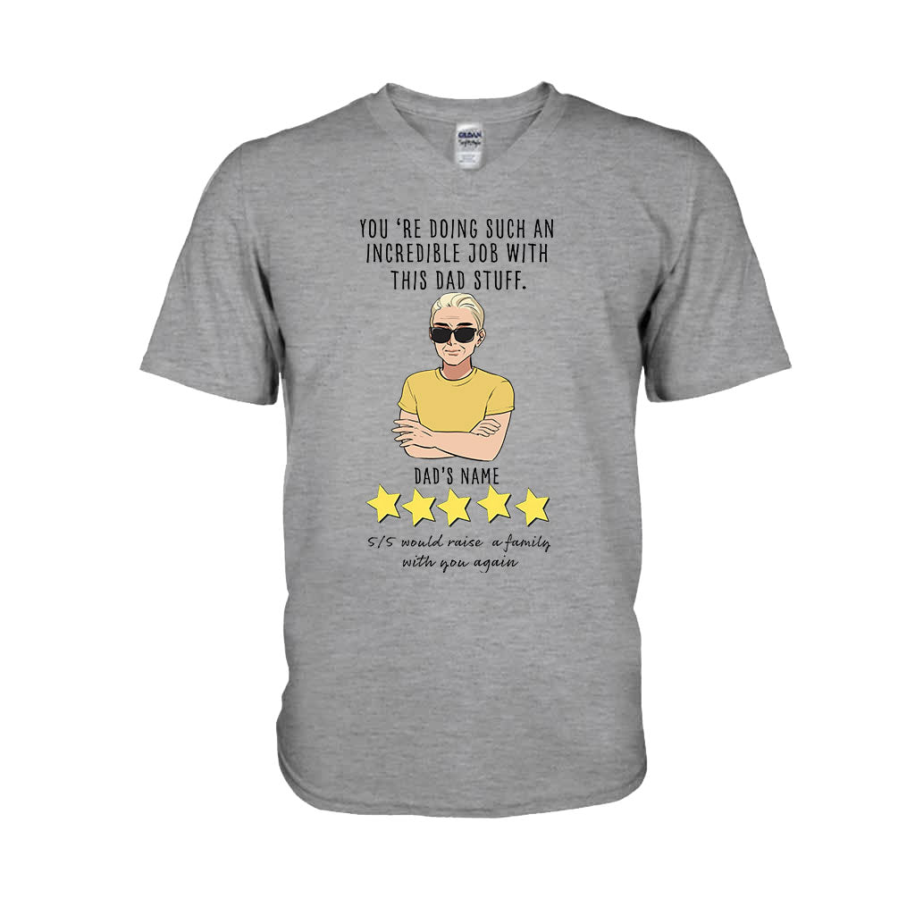 Incredible Dad - Personalized Father's Day T-shirt and Hoodie