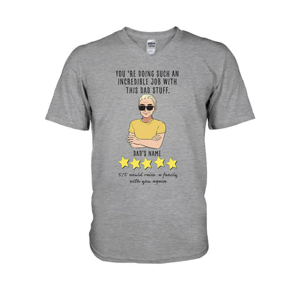 Incredible Dad - Personalized Father's Day T-shirt and Hoodie