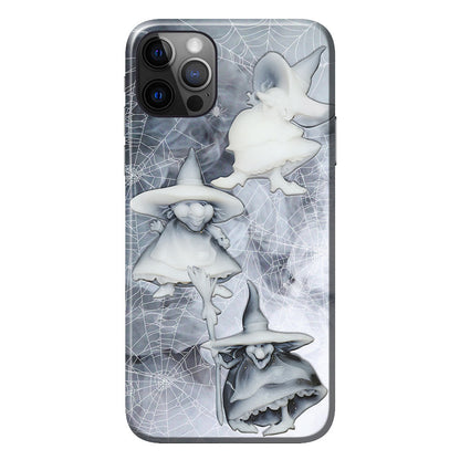 Three Little Witches - Phone Case With 3D Pattern Print
