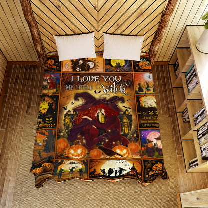 I Love You My Little Witch - Witch Quilt 0822