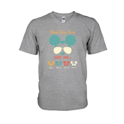 Best Dad Ever - Personalized Father's Day Mouse T-shirt and Hoodie