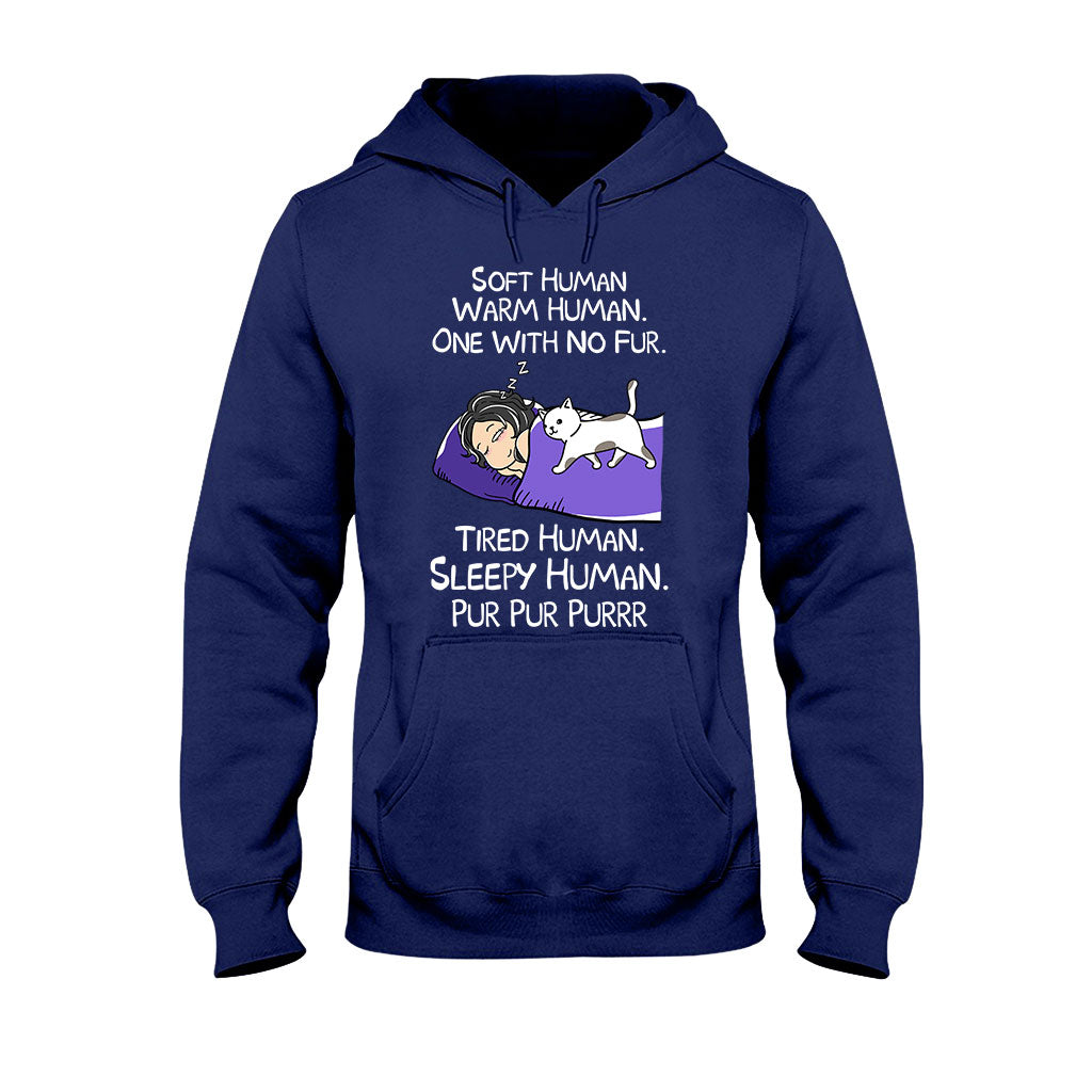 Soft Human Warm Human - Personalized Cat T-shirt and Hoodie