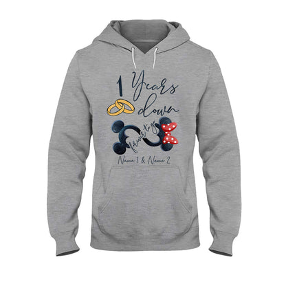 Forever To Go - Personalized Couple Mouse T-shirt and Hoodie