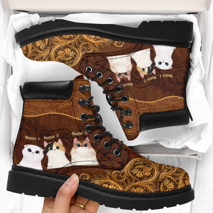 Love Cats - Personalized Cat All Season Boots