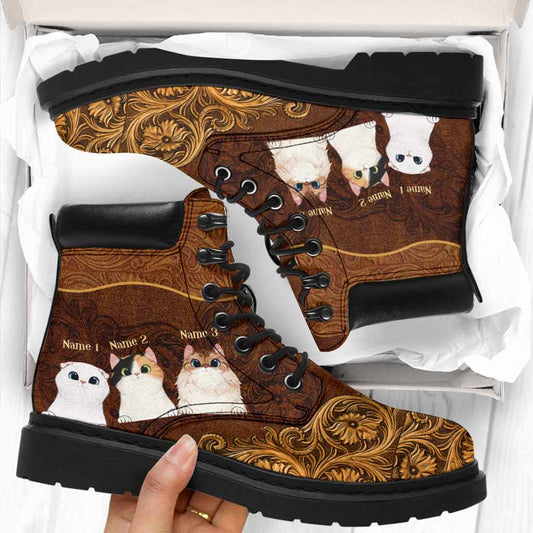 Love Cats - Personalized Cat All Season Boots