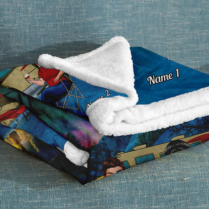Making Memories - Personalized Couple Camping Blanket