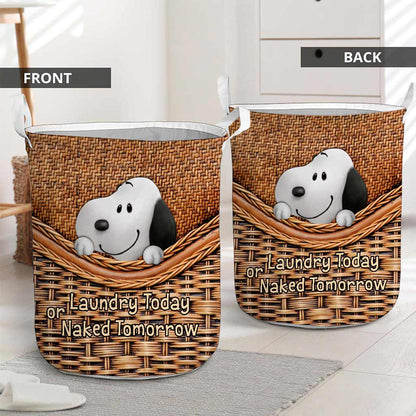 Laundry Today - Storage Basket With 3D Pattern Print