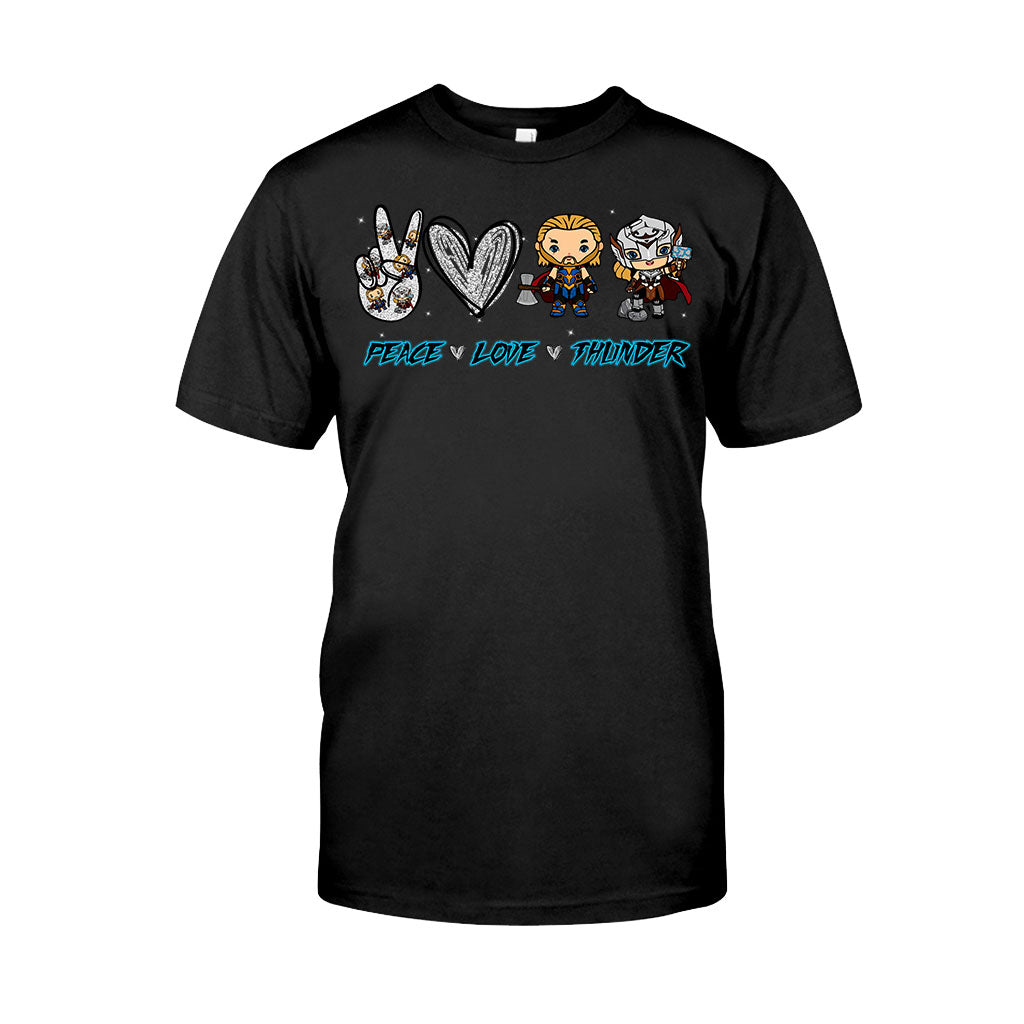 Peace Love Thunder - T-shirt and Hoodie