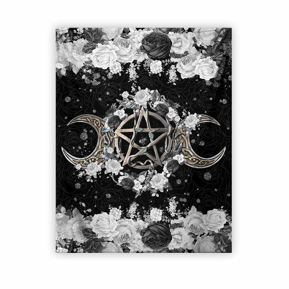 Triple Moon Goddesses - Witch Wall Tapestry