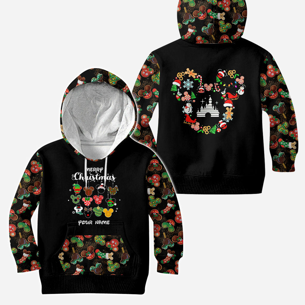 Merry Christmas - Personalized Mouse Hoodie and Leggings