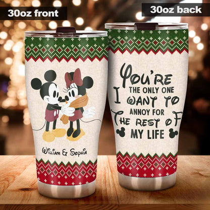 You're The Only One - Personalized Couple Mouse Tumbler