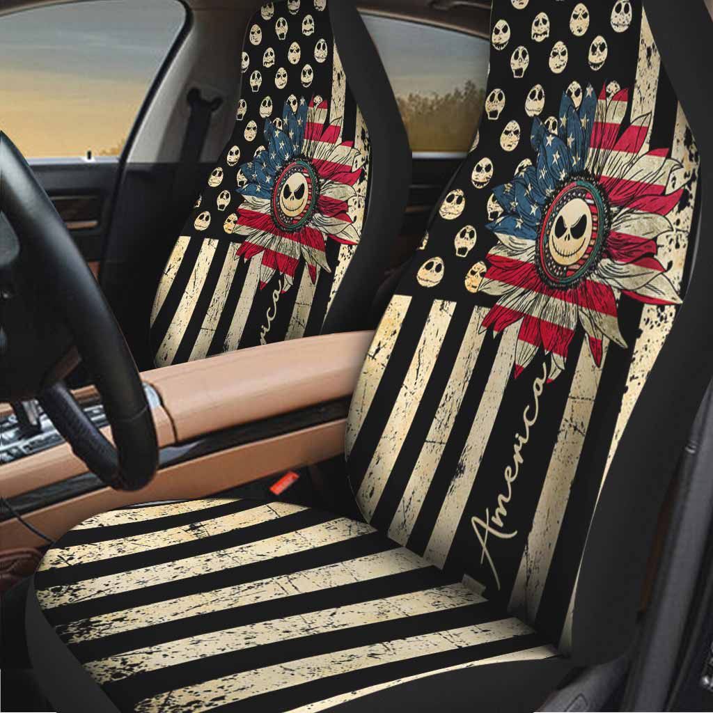 Happy The 4th Of July - Independence Day Nightmare Seat Covers