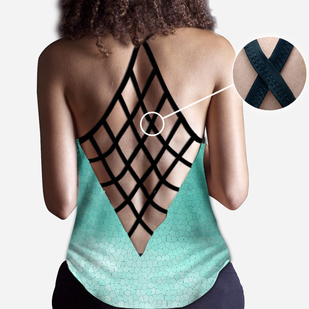 Summer Vibes Mouse Cross Tank Top and Leggings