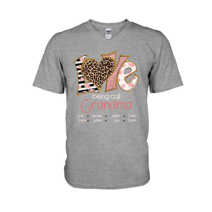 I Love Being Called Grandma - Personalized T-shirt and Hoodie