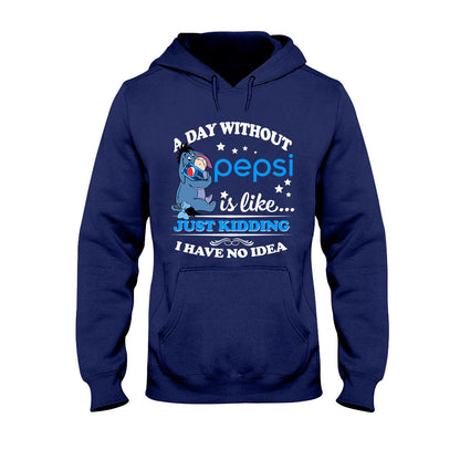A Day Without Blue Soft Drink T-shirt and Hoodie