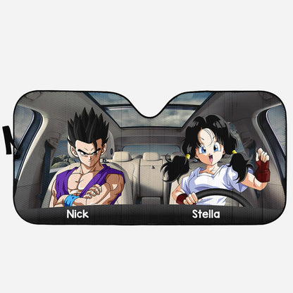You're A Trip - Personalized Seven Balls Car Sunshade
