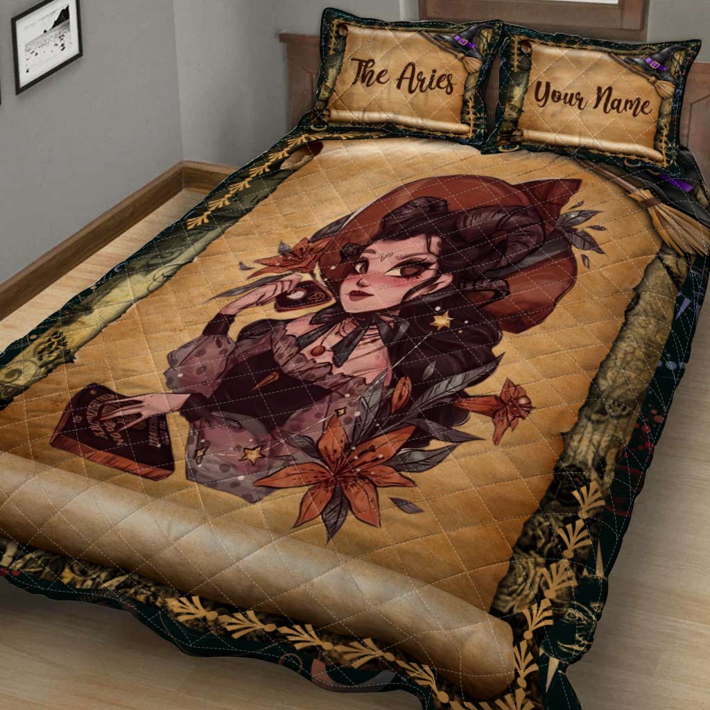 Witchy Zodiac - Personalized Quilt Set