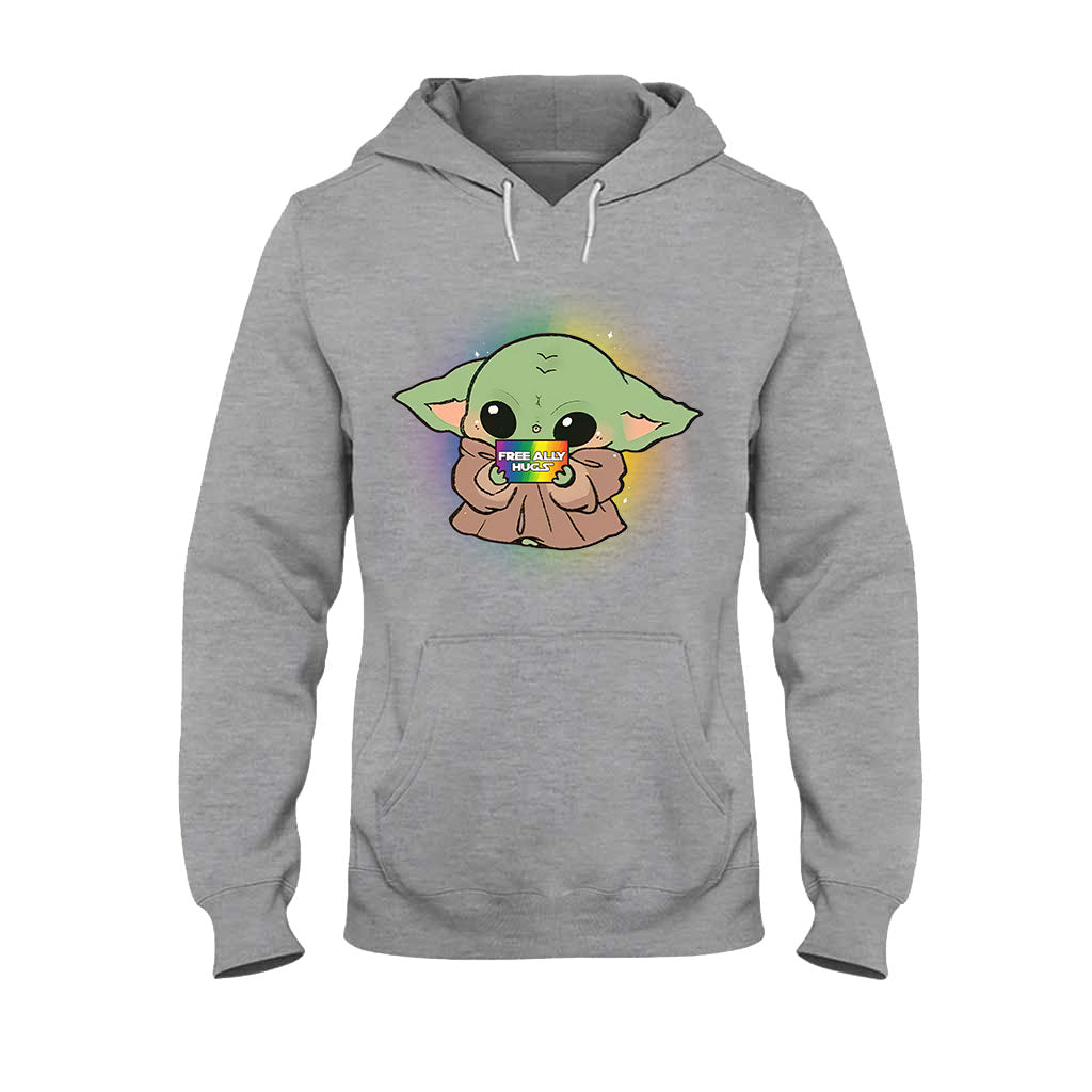 Free Ally Hugs Are - LGBT Support T-shirt and Hoodie