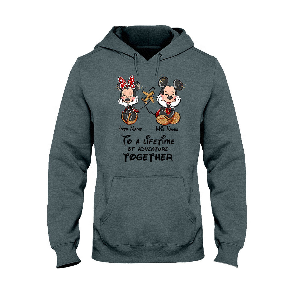 To A Lifetime Of Adventure Together - Personalized Mouse T-shirt and Hoodie