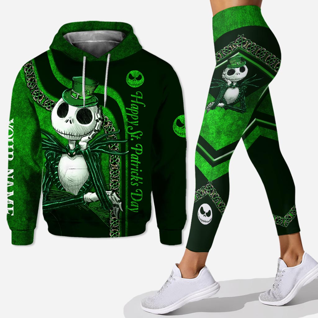 Happy St. Patrick's Day - Personalized Nightmare Hoodie And Leggings
