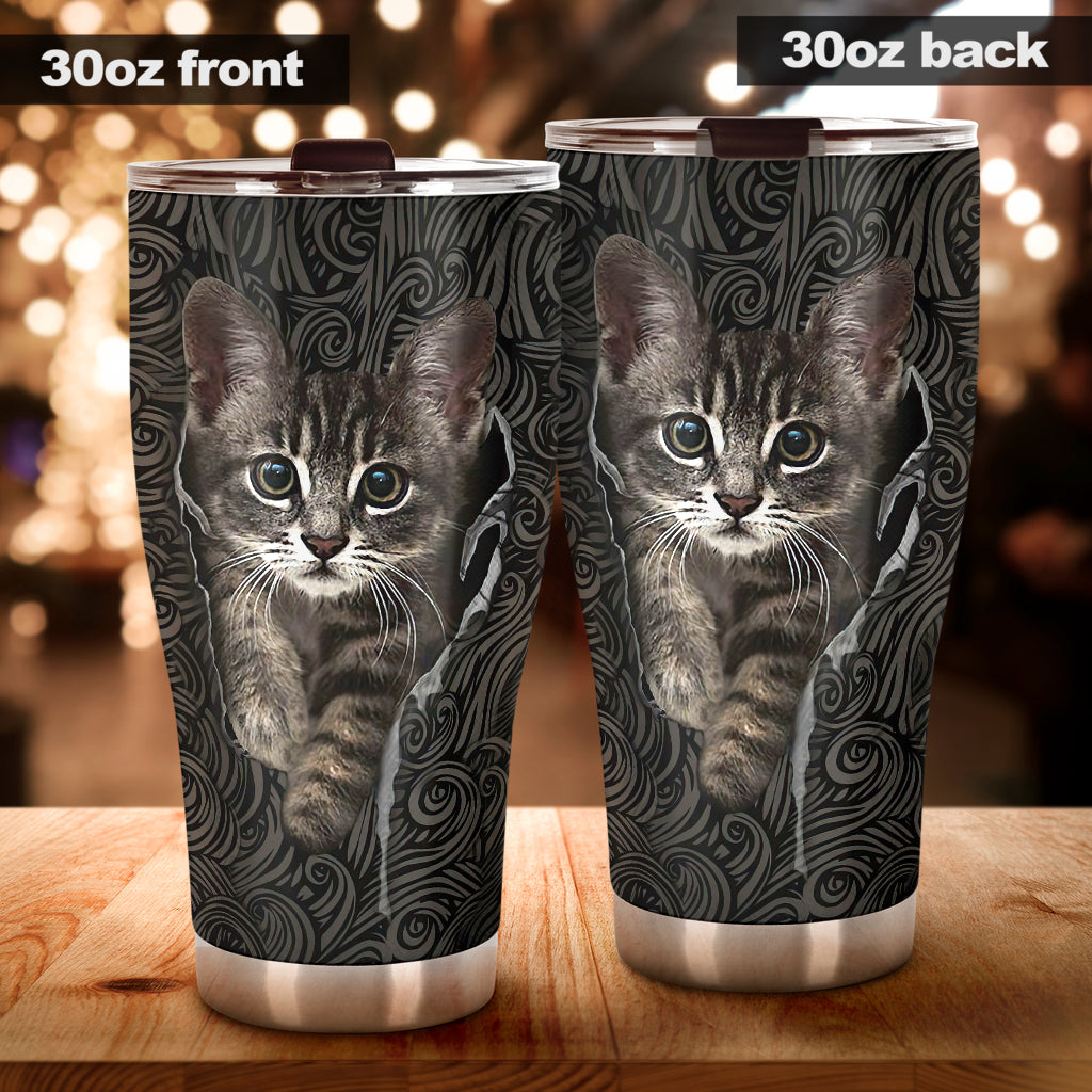 Cute Cat Tumbler 0622