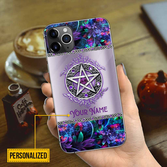Purple Pentacle Witch - Personalized Phone Case
