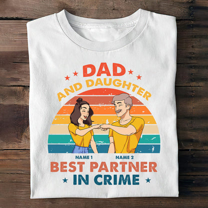Best Partner In Crime - Personalized Father's Day T-shirt and Hoodie