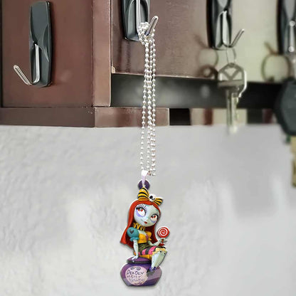 Deadly Night Shade - Nightmare Car ornament (Printed On Both Sides)