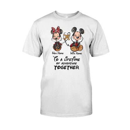To A Lifetime Of Adventure Together - Personalized Mouse T-shirt and Hoodie