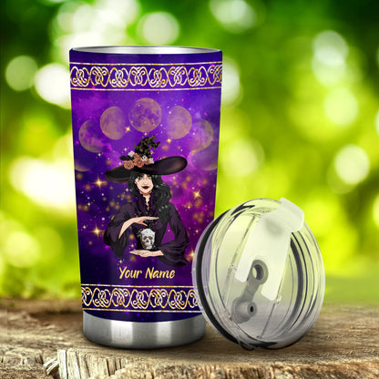 Roses Are Red Candles Are Lit - Personalized Witch Tumbler