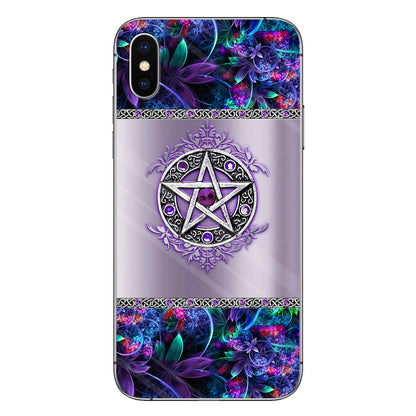 Purple Pentacle Witch - Personalized Phone Case