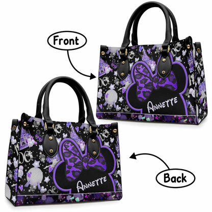 Magic World - Personalized Mouse Leather Handbag