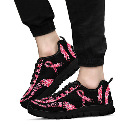 Pink Warrior Breast Cancer Awareness Sneakers 0622