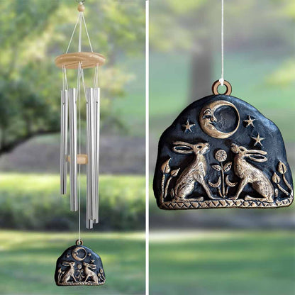 Moon Gazing Hare - Witch Wind Chime