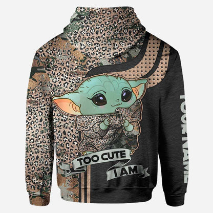 Too Cute I Am - Personalized Hoodie and Leggings