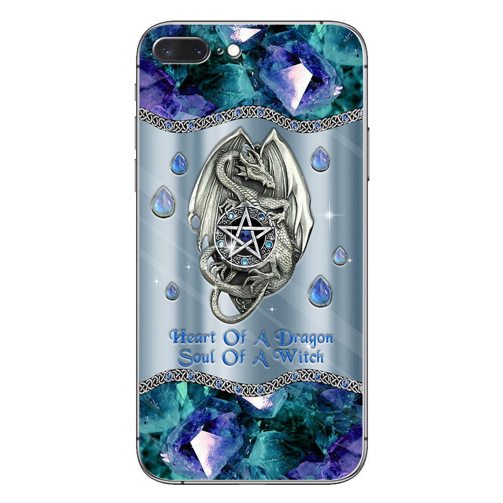 Heart Of A Dragon Soul Of A Witch 3D Pattern Print Phone Case