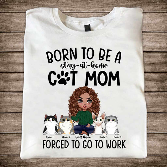 Cat Mom - Personalized T-shirt and Hoodie