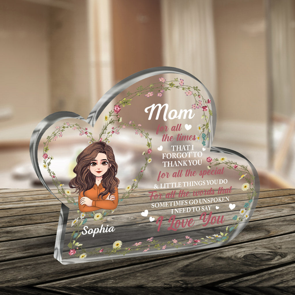 Reasons Why I love Being A Nana - Personalized Mother's day Grandma Custom Shaped Acrylic Plaque