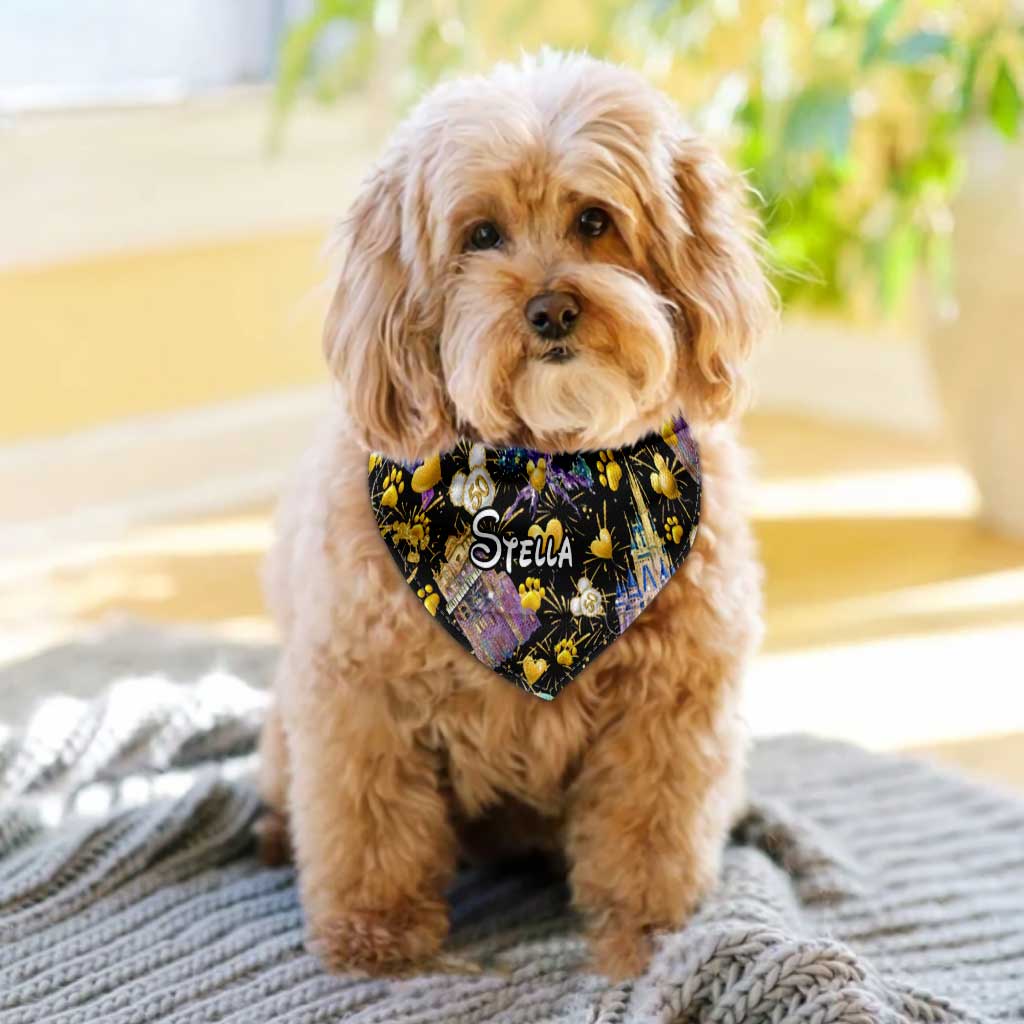 Magical Mouse Ears Lovely Paws - Personalized Mouse Pet Bandana