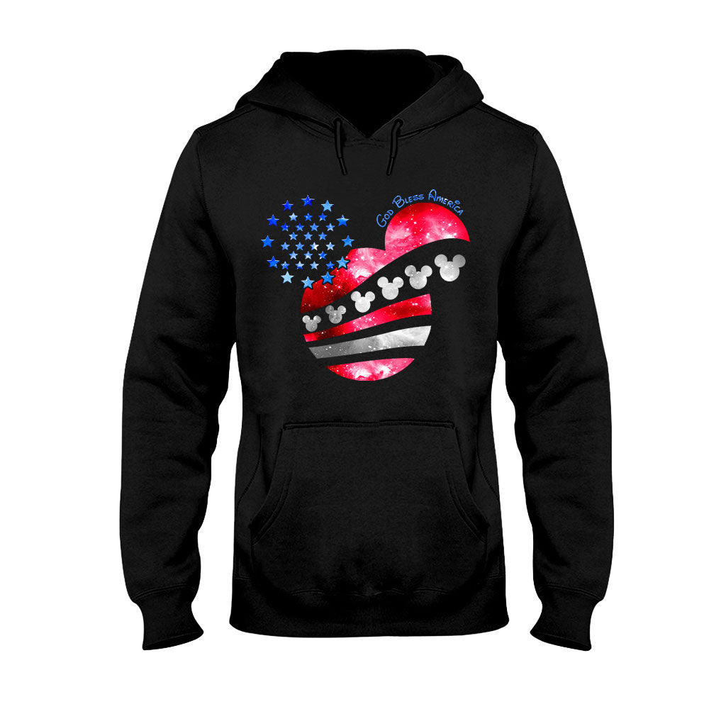 God Bless America Mouse Ears - Independence Day T-shirt and Hoodie